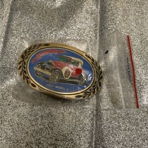 Heritage Buckles Classic Car 1927 Model A Belt Buckle, Brand New